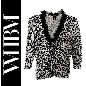 WHITE HOUSE BLACK MARKET * ANIMAL PRINT